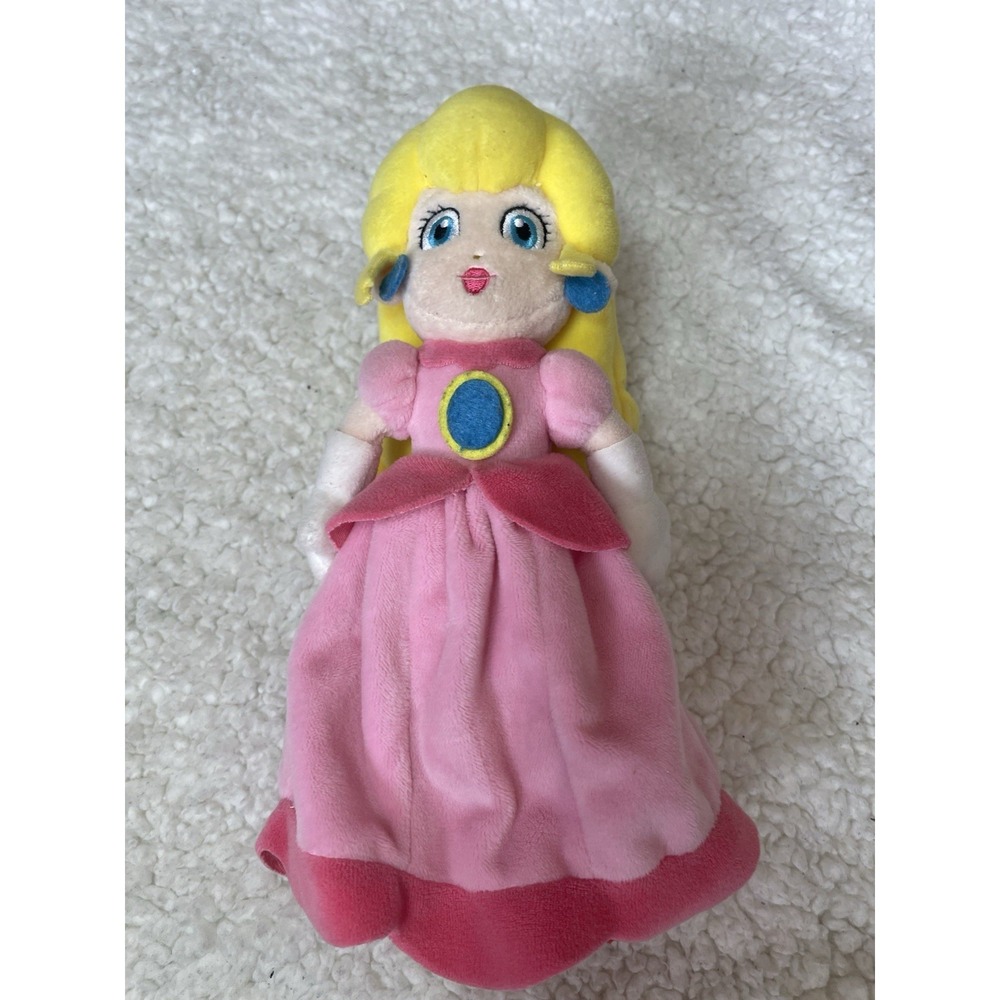 Super Mario All Star Collection Princess Peach Plush Nintendo Sanei Official